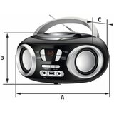Manta radio FM, Boombox, BT 5.1, USB, crni MM9310BT | shoptok.hr