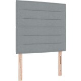  Postelja s kontejnerjem z vzmetnico svetlo siva 90x200 cm tkanina, (22083949) | Shoptok.si