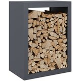  Stalak za drva za ogrjev antracit 60x40x80 cm čelični | shoptok.hr