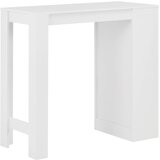  Barski stol s policom bijeli 110 x 50 x 103 cm | shoptok.hr