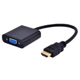 Fast_Asia Adapter-konvertor HDMI (M) - VGA (F) crni