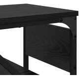 vidaXL Konzolnistol Crni hrast 75x30x75cm Konstruirano drvo | shoptok.hr