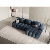 Cosmopolitan Design Temno modra raztegljiva/s prostorom za shranjevanje kotna sedežna garnitura (desni kot/z ležalnikom) Linz – | Shoptok.si