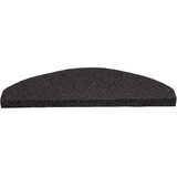  Samoljepljivi otirači za stepenice 15 kom 65x22,5x3,5 cm crni | shoptok.hr