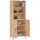  Visoka komoda hrasta sonome 69,5x34x180cm od konstruiranog drva | shoptok.hr