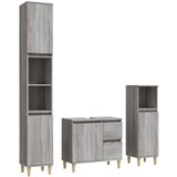  3-dijelni set kupaonskih ormarića boja hrasta sonome drveni | shoptok.hr