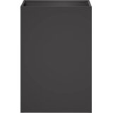  Vrtna saksija Crna 40 x 40 x 60 cm Čelična vrata | shoptok.hr
