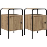  Noćni ormar 2 kom. Hrast artisan Konstruirano drvo | shoptok.hr