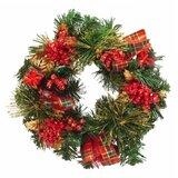  ***Božićni venac za vrata 30 cm crveno-zlatni | ePonuda.com