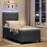  Krevet s opruga kutije Tamno siva 90 x 200 cm tkanina | shoptok.hr
