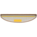  Prostirke za stepenice 30 kom 56x17x3 cm svijetlosmeđe poluokrugle | shoptok.hr