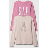 GAP Children's cotton T-shirt, 2 pcs - Girls | shoptok.hr