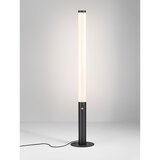 Nova Luce Mat crna željezna LED stojeća svjetiljka s mogućnosti zatamnjivanja sa sjenilom od akrilnog stakla (visina 141 cm) Glaze – | shoptok.hr