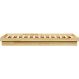 vidaXL okvir kreveta bez madraca 80x200 cm masivne hrastovine | shoptok.hr