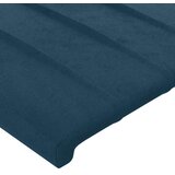  LED uzglavlje tamnoplavo 200x5x118/128 cm od tkanine | shoptok.hr