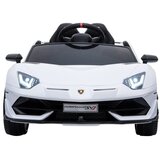 Lean_Toys Otroško baterijsko vozilo Lamborghini Aventador 12V bela | Shoptok.si