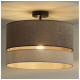  Duolla - Plafonski luster DOUBLE za površinsku montažu 1xE27/15W/230V pr. 40 cm braon/siva | Eponuda.com