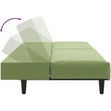  Dvosjed na razvlačenje svjetlozeleni baršunasti | Eponuda.com