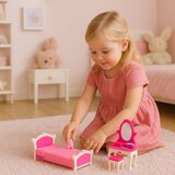  Doll's Bedroom Set Dressing Table Chair Bed | Shoptok.si
