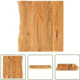 The Living Store Površina za kopalniško toaletno mizo trdna akacija 80x52x2,5cm - Površina Za Toaletno Mizo, (21745319) | Shoptok.si