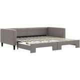  Dnevni krevet na razvlačenje smeđesivi 100 x 200 cm od tkanine | shoptok.hr