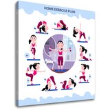  Motivaciona slika na platnu home exercise plan (moderne slike) | ePonuda.com