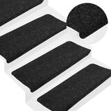 vidaXL Samoljepljivi otirači za stepenice 30kom antracit 65x24,5x3,5cm | shoptok.hr