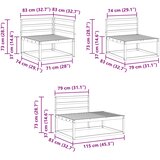  Set vanjskih sofa 4 Komad | shoptok.hr