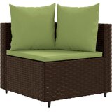  9-dijelni set vrtnih sofa s jastucima poliratan smeđi | shoptok.hr