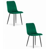 Lava stolica - tamnozeleni baršun x 2 | shoptok.hr