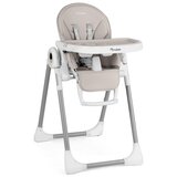  Visoka stolica sa stolom i siva ležaljka za bebe Nukido | shoptok.hr