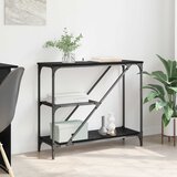  Konzolna stolica Crni hrast 88,5 x 30 x 75 cm Konstruirano drvo | shoptok.hr
