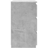  Nočna omarica 2 kosa beton. siva 40x35x62,5 cm konstruiran les, (20733490) | Shoptok.si