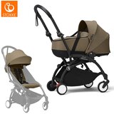 Stokke yoyo³ dječja kolica 2v1 newborn shell 0+ toffee (black frame) | shoptok.hr