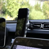 BLAVEC Auto držač 15W magnetski s bežičnim punjenjem za ventilacijski otvor - crni | shoptok.hr