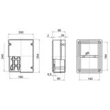 GEWISS GW44208 razvodna kutija sa običnim zavrtnim poklopcem - ip56 | Eponuda.com