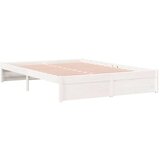  Za krevet od masivnog drva bijeli 135x190 cm 4FT6 bračni | shoptok.hr