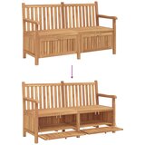  Vrtna klupa s pohranom 150 x 60 x 90 cm Čvrsto teak drvo | shoptok.hr