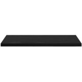 Police za knjige 4 pcs Crna 40 x 20 x 1,5 cm Konstruirano drvo | shoptok.hr