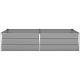  Sadilica Svijetlo siva 195 x 100 x 45 cm Cinkani čelik | shoptok.hr