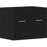 Ormarić za umivaonik u kupaonici crni hrast 60x38,5x46 cm inženjerski drvo | shoptok.hr