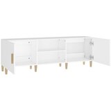 TV ormarić bijeli 150 x 30 x 50 cm od konstruiranog drva | shoptok.hr