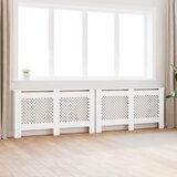  Pokrovi za radijator 2 kom bijeli 152 x 19 x 81,5 cm MDF Cijene