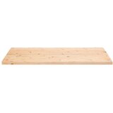 Ploča za stol 100 x 60 x 2 5 cm od masivne borovine pravokutna | shoptok.hr