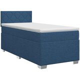  Boxspring krevet s madracem Plava 100 x 200 cm Tkanina | shoptok.hr