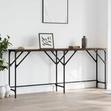  Konzolni stol boja smeđeg hrasta 180x29x75 cm konstruirano drvo | Eponuda.ba