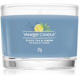 Yankee Candle black Tea & Lemon dišeča svečka 37 g unisex Cene