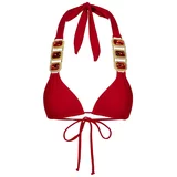Moda Minx Bikini gornji dio 'Boujee' zlatna / crvena