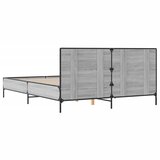  Okvir kreveta boja hrasta 160x200 cm konstruirano drvo i metal | shoptok.hr