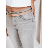 DStreet Jeansy damskie push up jasnoszare | Shoptok.si